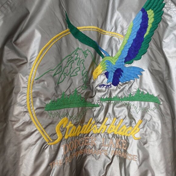Vintage Dodger Lake Jacket S Outdoor Coat Deer Standish Eagle DANIEL HECHTER 80s - Picture 7 of 16
